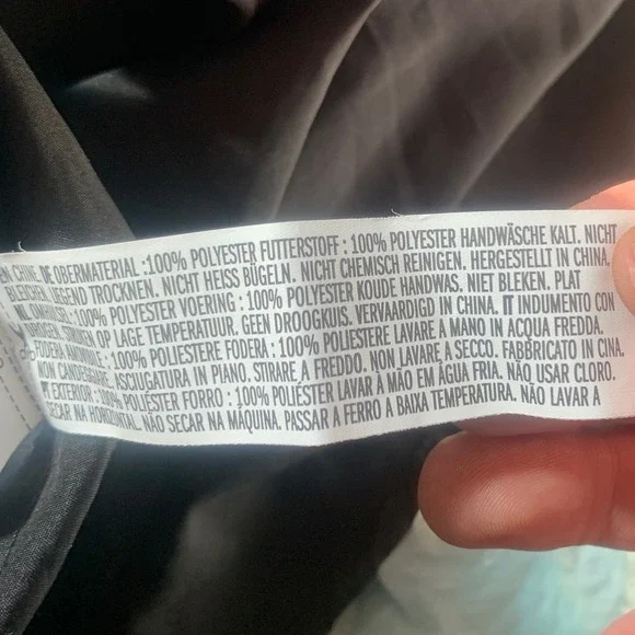 Forever 21 Floral Skater Dress Women's Small Black Long Bell Sleeve Fit & Flare - Picture 7 of 11